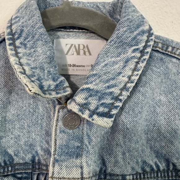 zara baby jean jacket 18-24 months - Picture 2 of 4